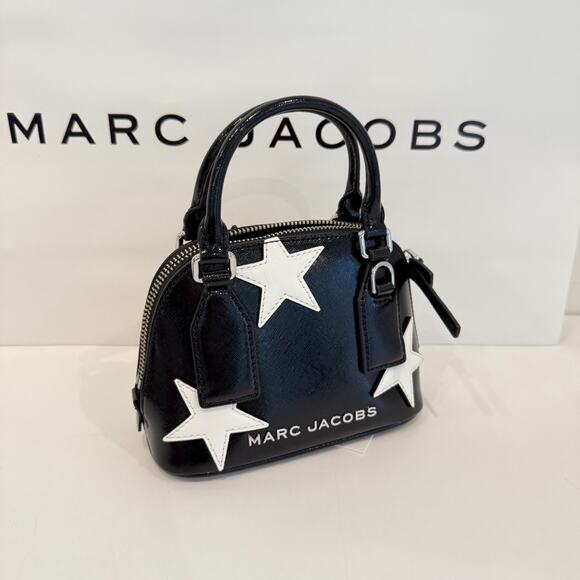 Marc Jacobs Mini Dome Tote Crossbody 4R5SMN005S02 Black - Picture 1 of 16